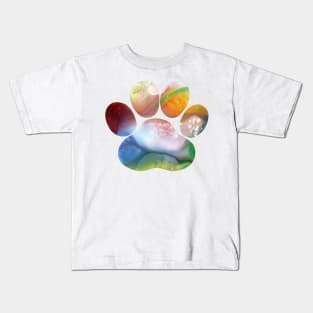 Dog Paw Kids T-Shirt